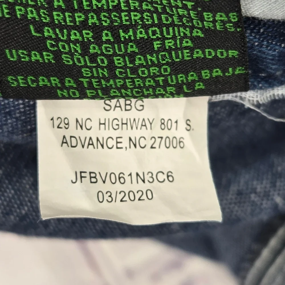 John Deere Overalls Blue Denim Logo Patch Workwear Farm Kids Size 5 Adjustable